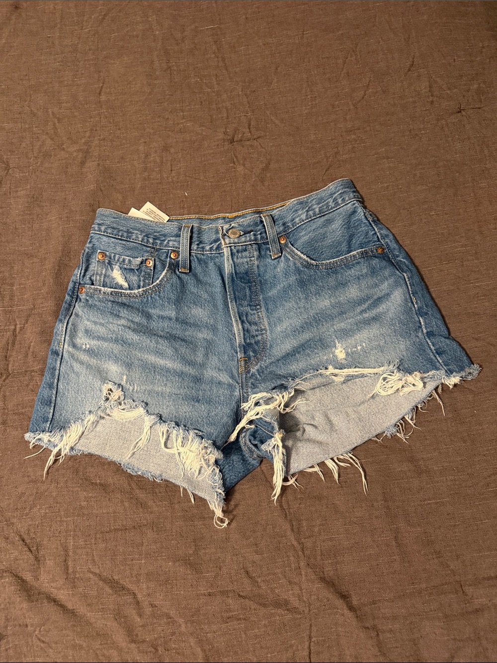 Distressed Denim Jean Shorts for Women size 28